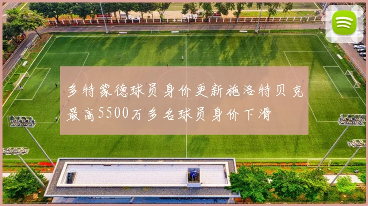 多特蒙德球员身价更新施洛特贝克最高5500万多名球员身价下滑
